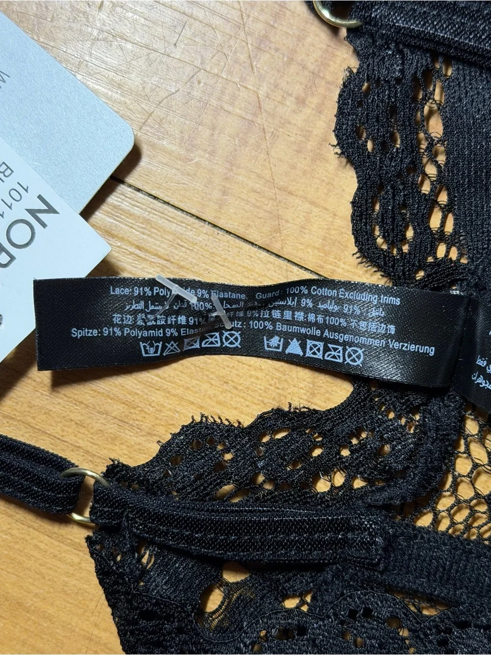 Ann Summers Black Lace Zip Sexy Teddy Bodysuit Women Intimates Garter Straps